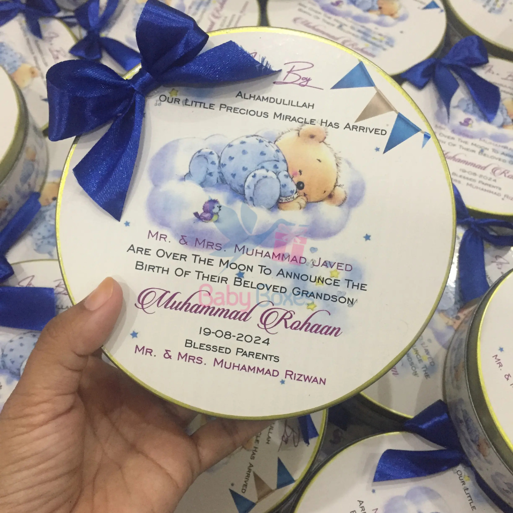 Half Kg Baby Announcement Sweet Box