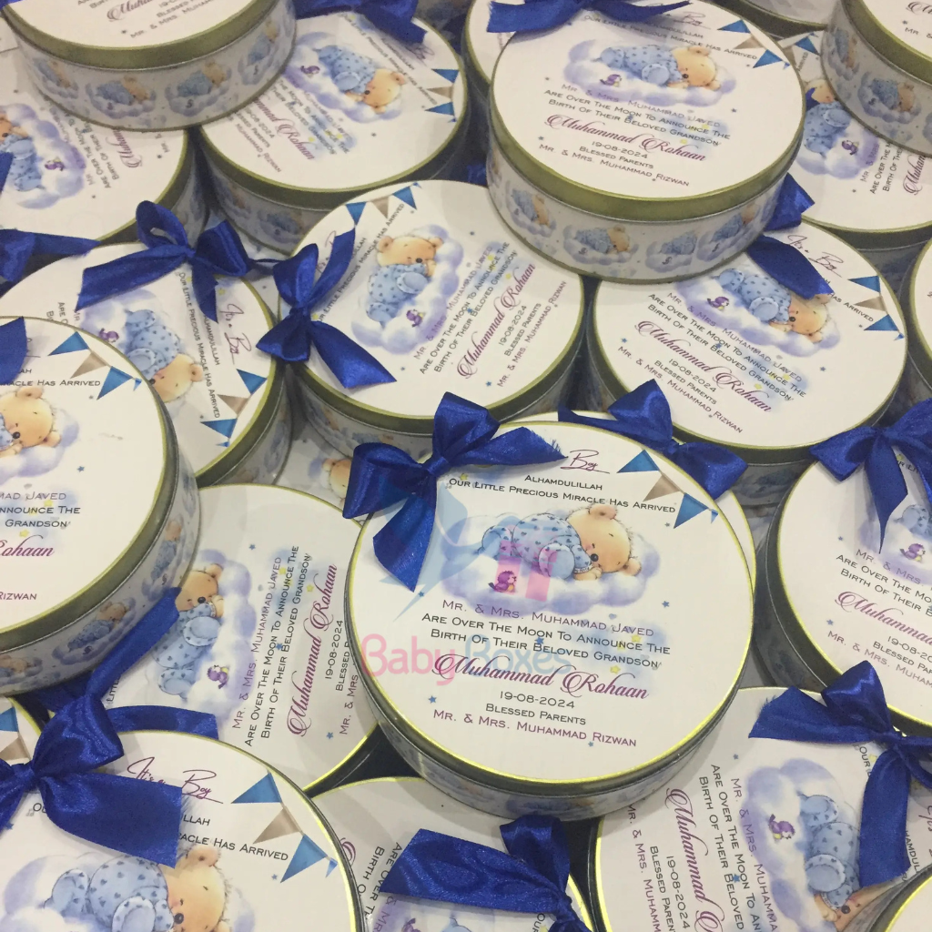 Half Kg Baby Announcement Sweet Box
