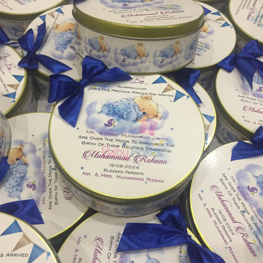 Half Kg Baby Announcement Sweet Box