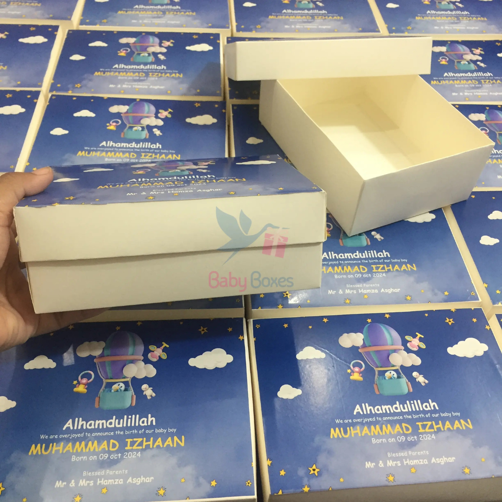Half Kg Baby Boy Announcement Sweet Box