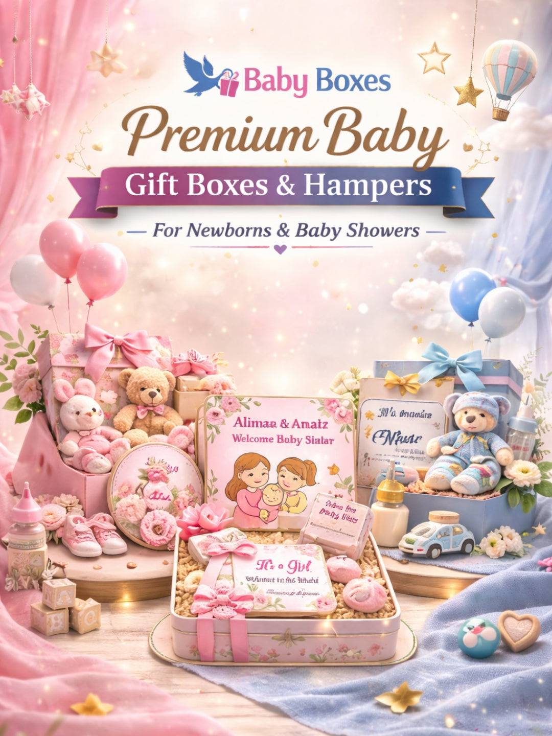 Baby Boxes – Premium Baby Announcement & Sweet Boxes